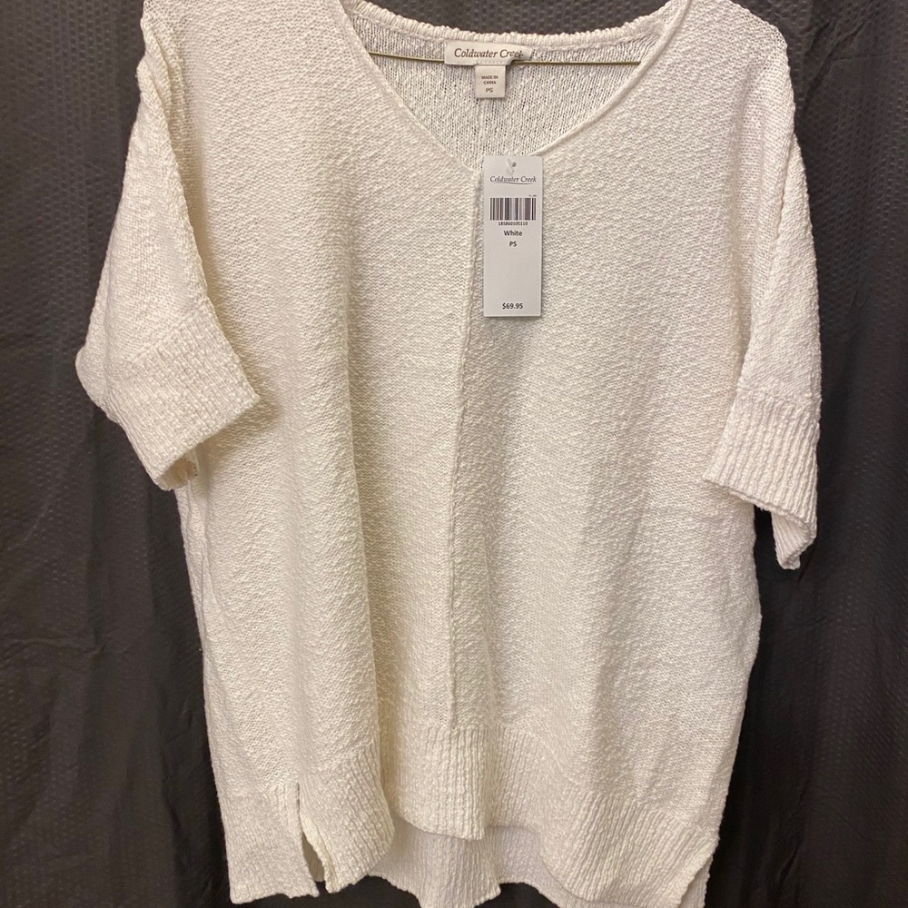 Coldwater Creek quarter sleeve lightweight sweater